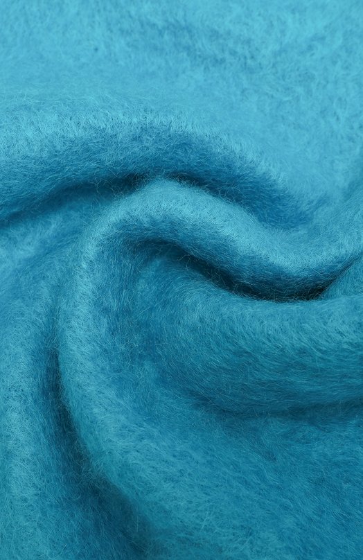 Шерстяной шарф Jil Sander J40TE0118/J40041 Синий  J40TE0118/J40041 Фото 5