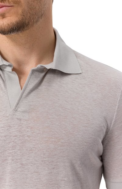 Льняное поло GIORGIO ARMANI, арт. GM001996/TE11335, фото 5