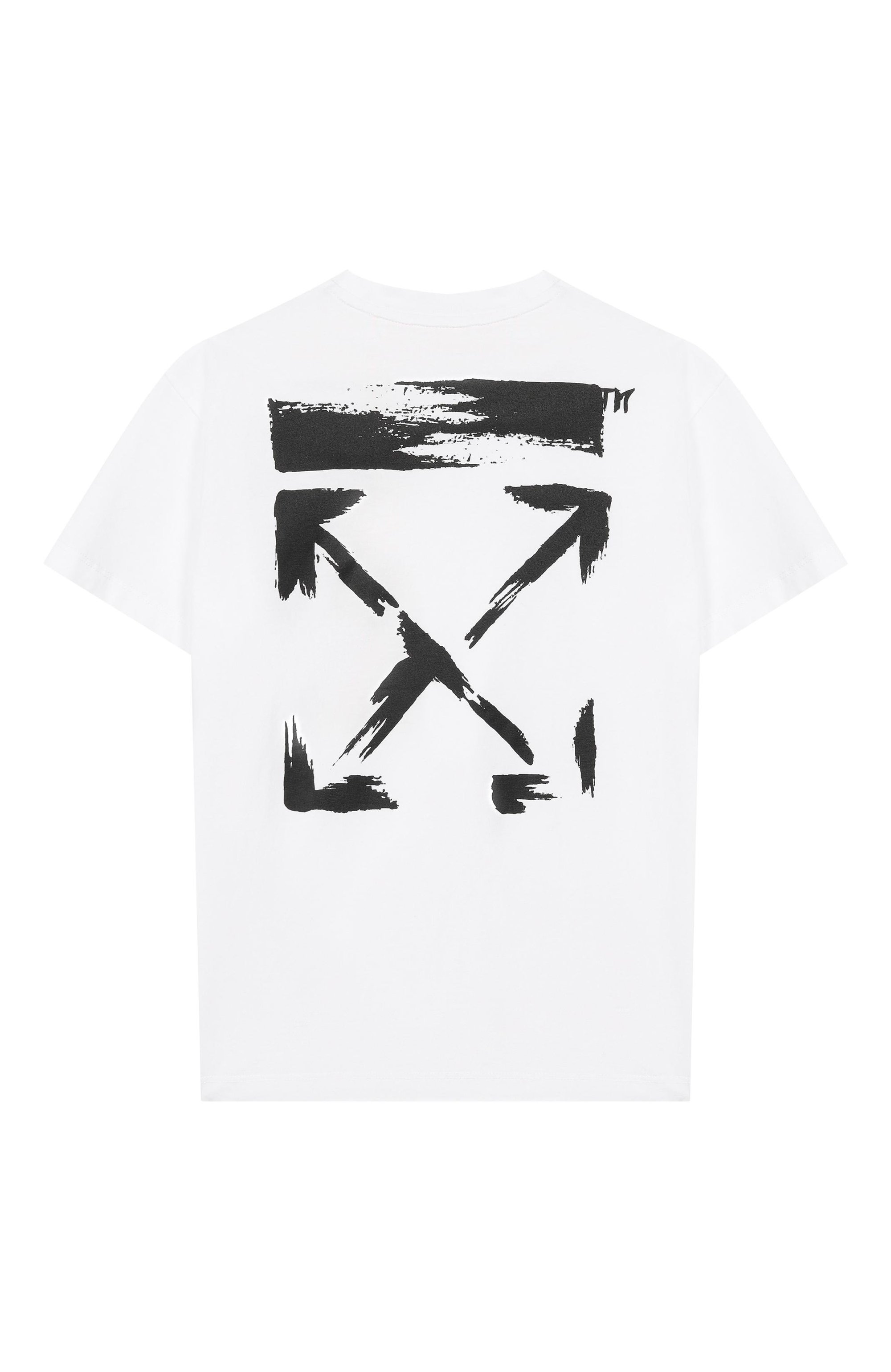 Хлопковая футболка OFF-WHITE, арт. 0BAA002S26JER006_001, фото 2