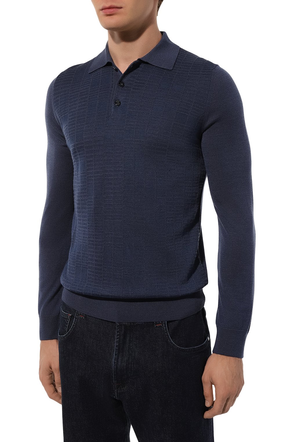 Поло из шерсти и шелка ZILLI, арт. KBP001M0230VSQA00, фото 3