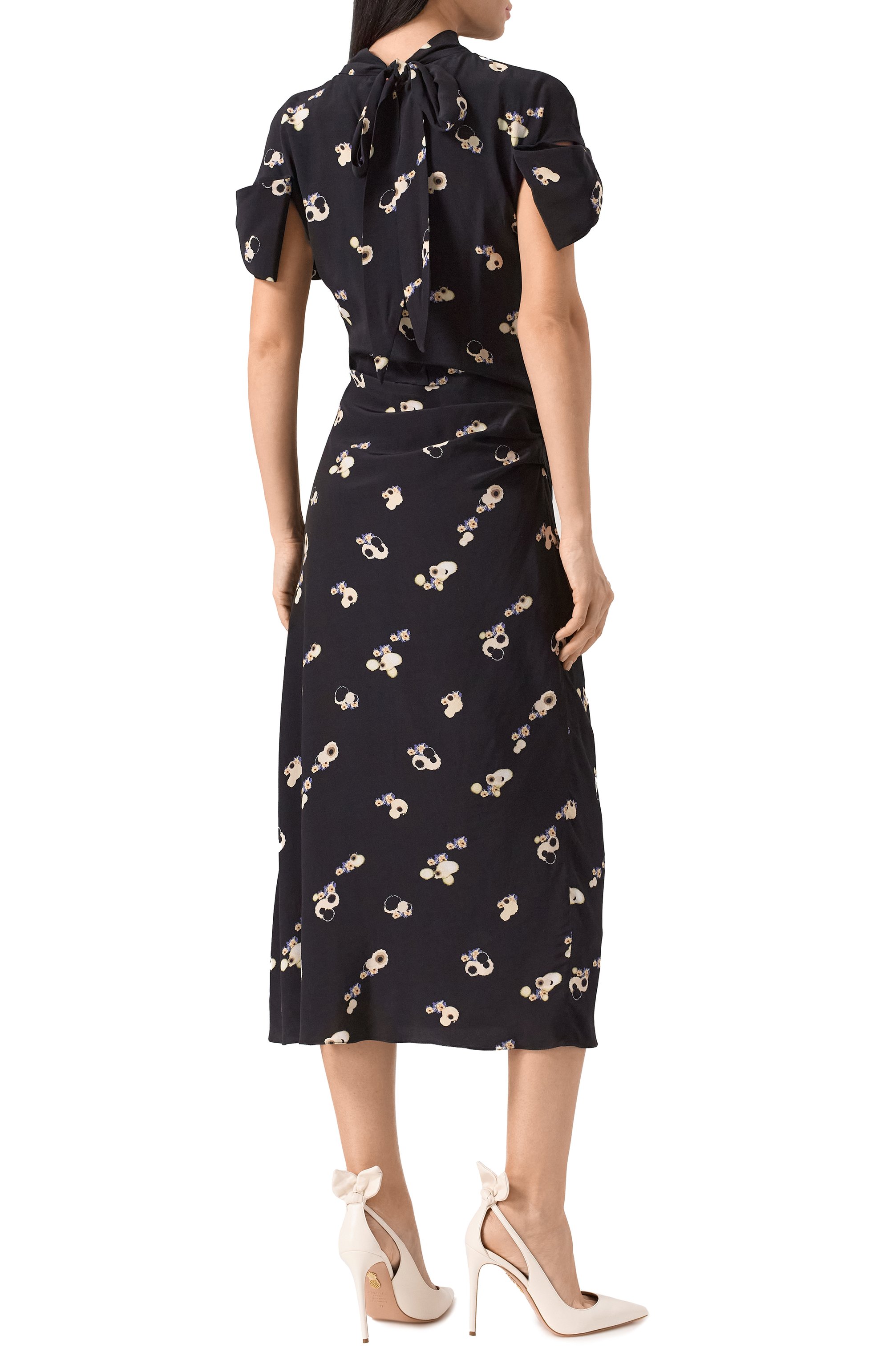 Кожаные туфли bow tie 105 AQUAZZURA, арт. DENHIGP0, фото 2