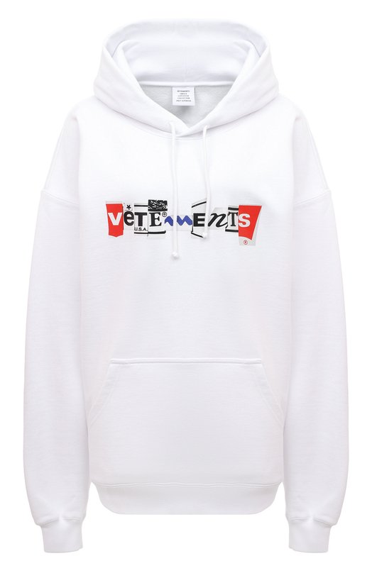 фото Хлопковое худи vetements