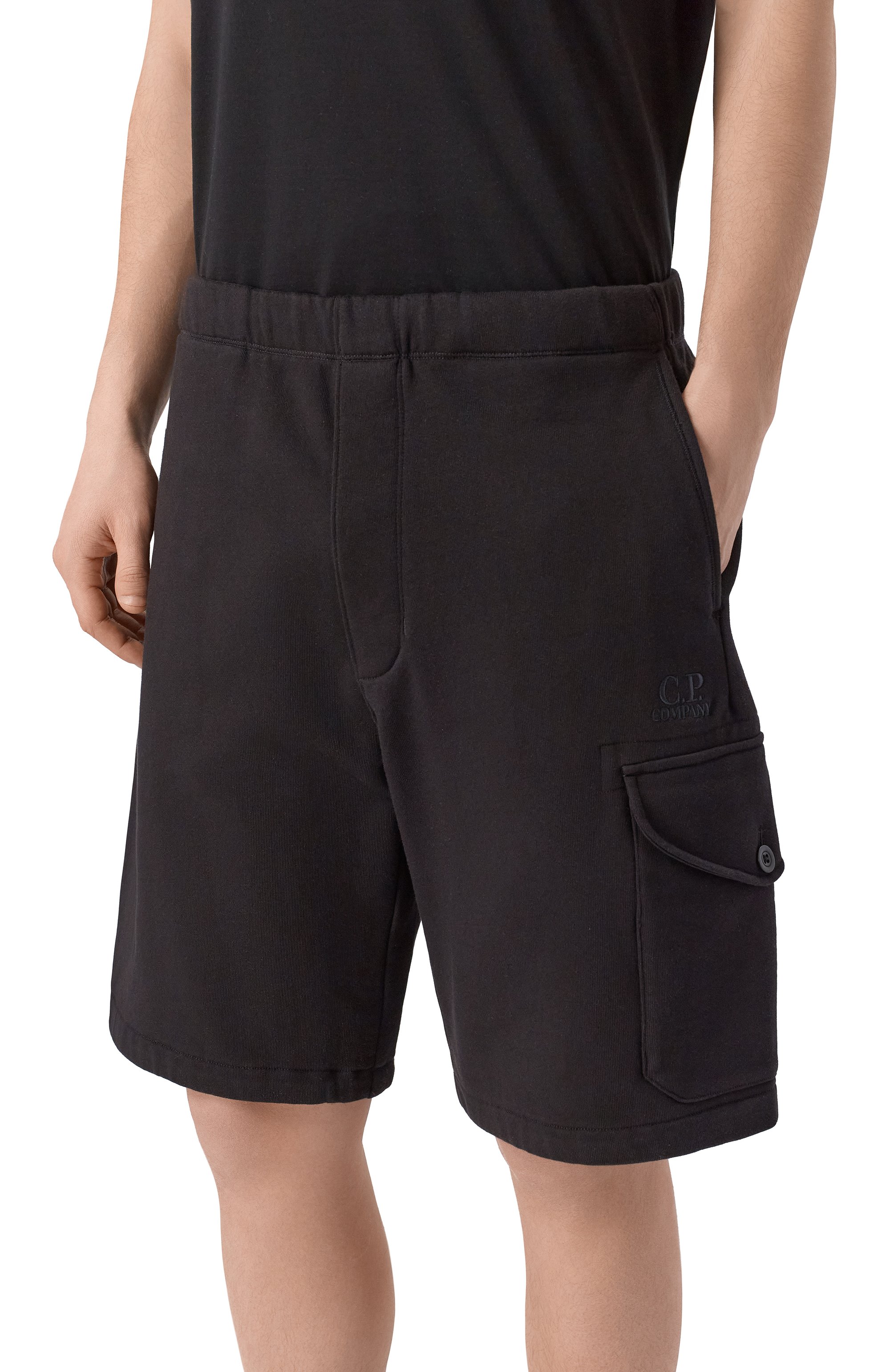 Хлопковые шорты C.P. COMPANY, арт. 20CMSB029A/005086W, фото 3