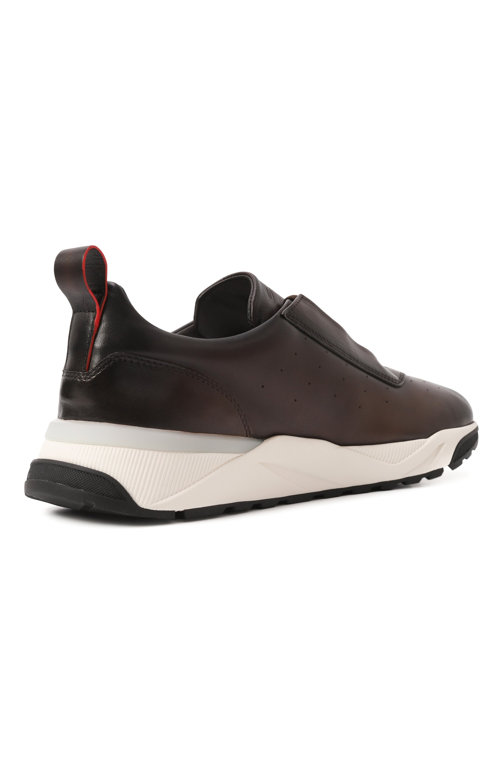 Кожаные кроссовки innova SANTONI, арт. MBIG22027BINTG0N, фото 5