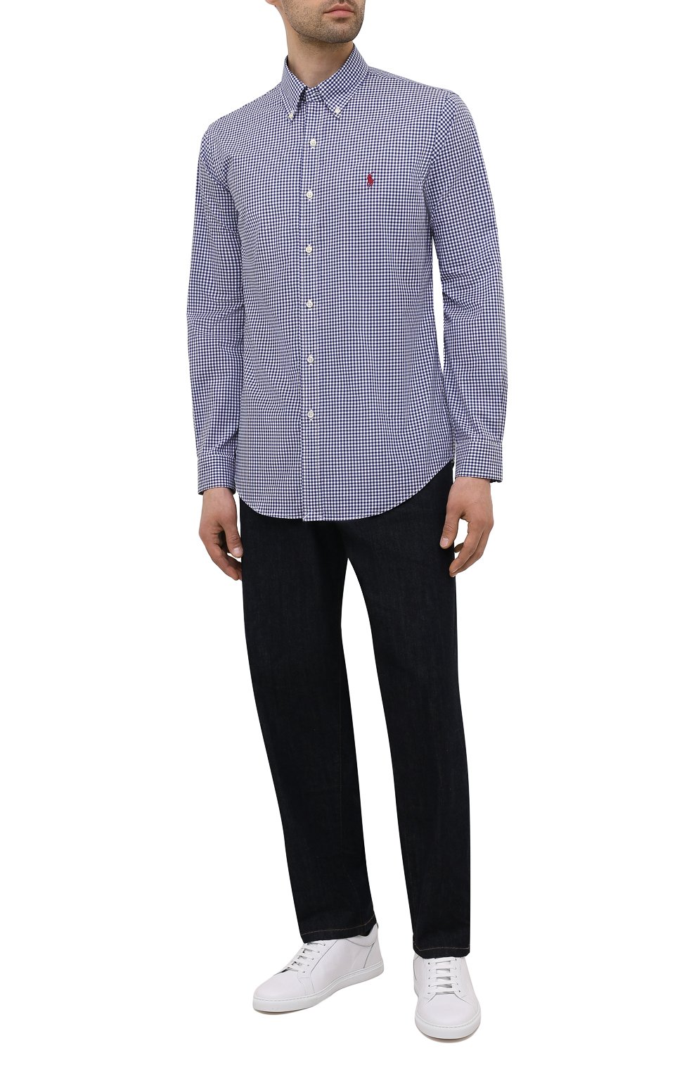 Хлопковая рубашка POLO RALPH LAUREN, арт. 710842631/4656A, фото 2