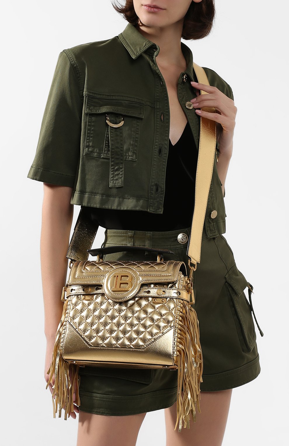 Сумка bbuzz 23 BALMAIN, арт. TN1S400/LNLM, фото 5