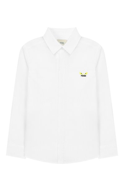 Хлопковая рубашка FENDI, арт. JMC086/A31W/6A-8A