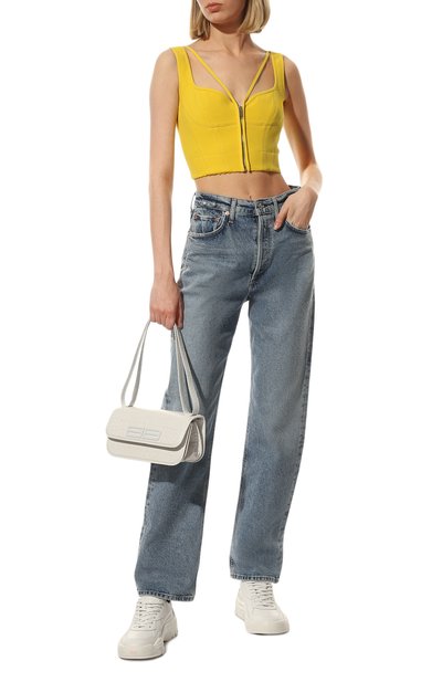 Бра-топ STELLA MCCARTNEY желтого цвета по цене 79700 руб., арт. 604330/SNA28, фото 2 Бра-топ STELLA MCCARTNEY, арт. 604330/SNA28, фото 2