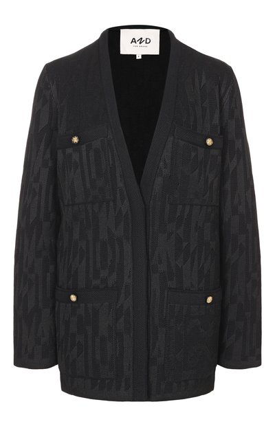 Женский кардиган из шерсти и вискозы AND THE BRAND, арт. W26-CG043-1202-900