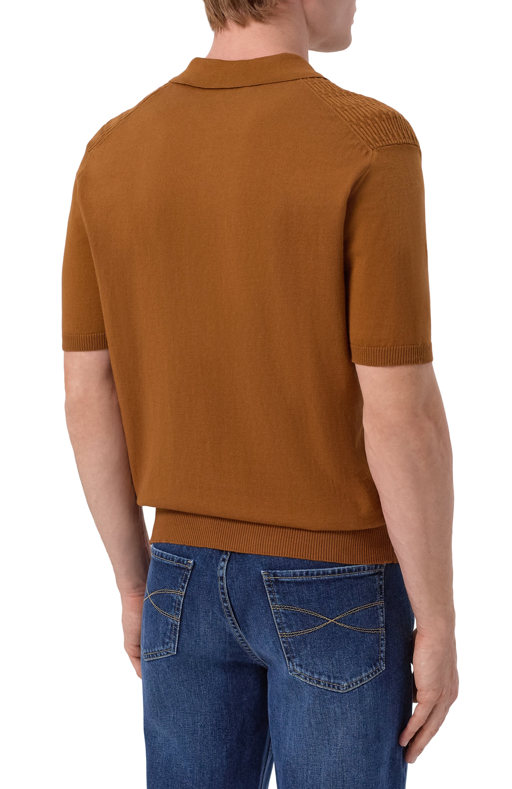 Хлопковое поло CORNELIANI, арт. 27M578/2725103, фото 4