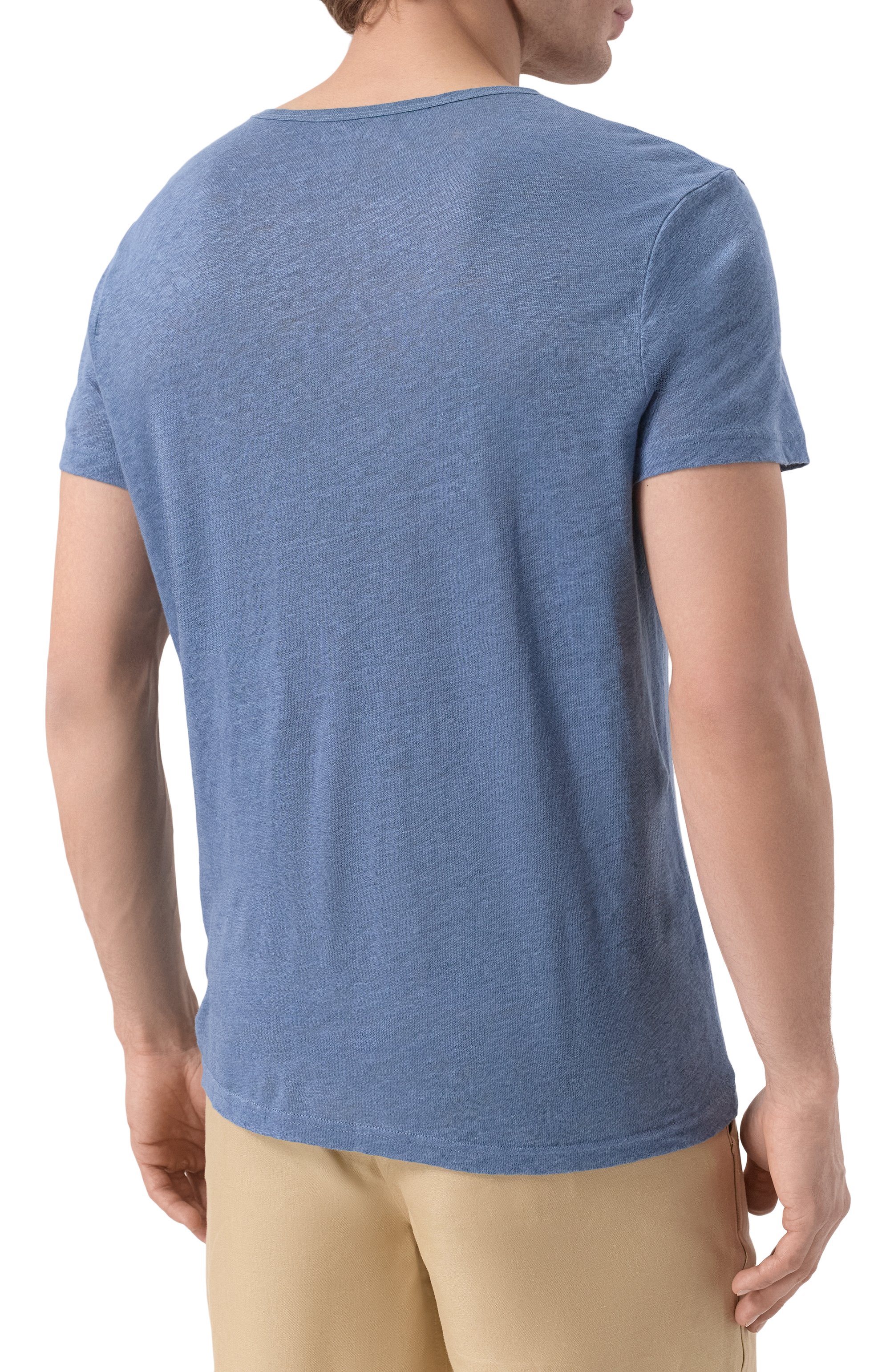 Льняная футболка DEREK ROSE, арт. 3163-J0RD004, фото 4