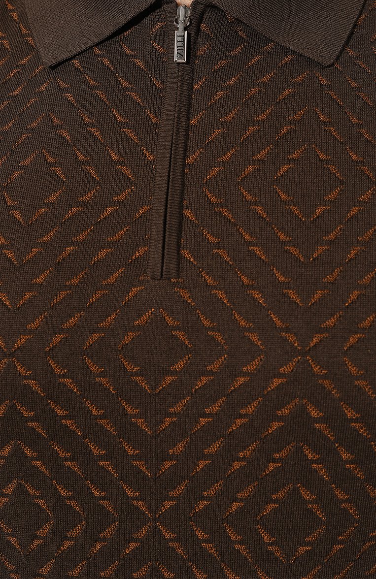 Поло из шелка и хлопка ZILLI, арт. KZP002M0145VVM000, фото 1