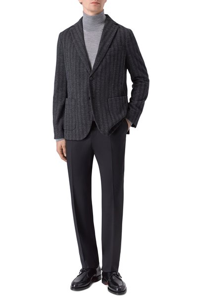 Пиджак из шерсти и хлопка CIRCOLO 1901, арт. CN5061, фото 3