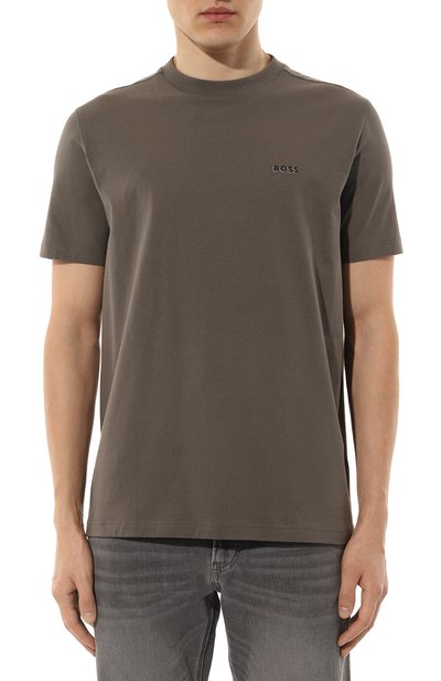 Хлопковая футболка BOSS GREEN, арт. 50506373, фото 3
