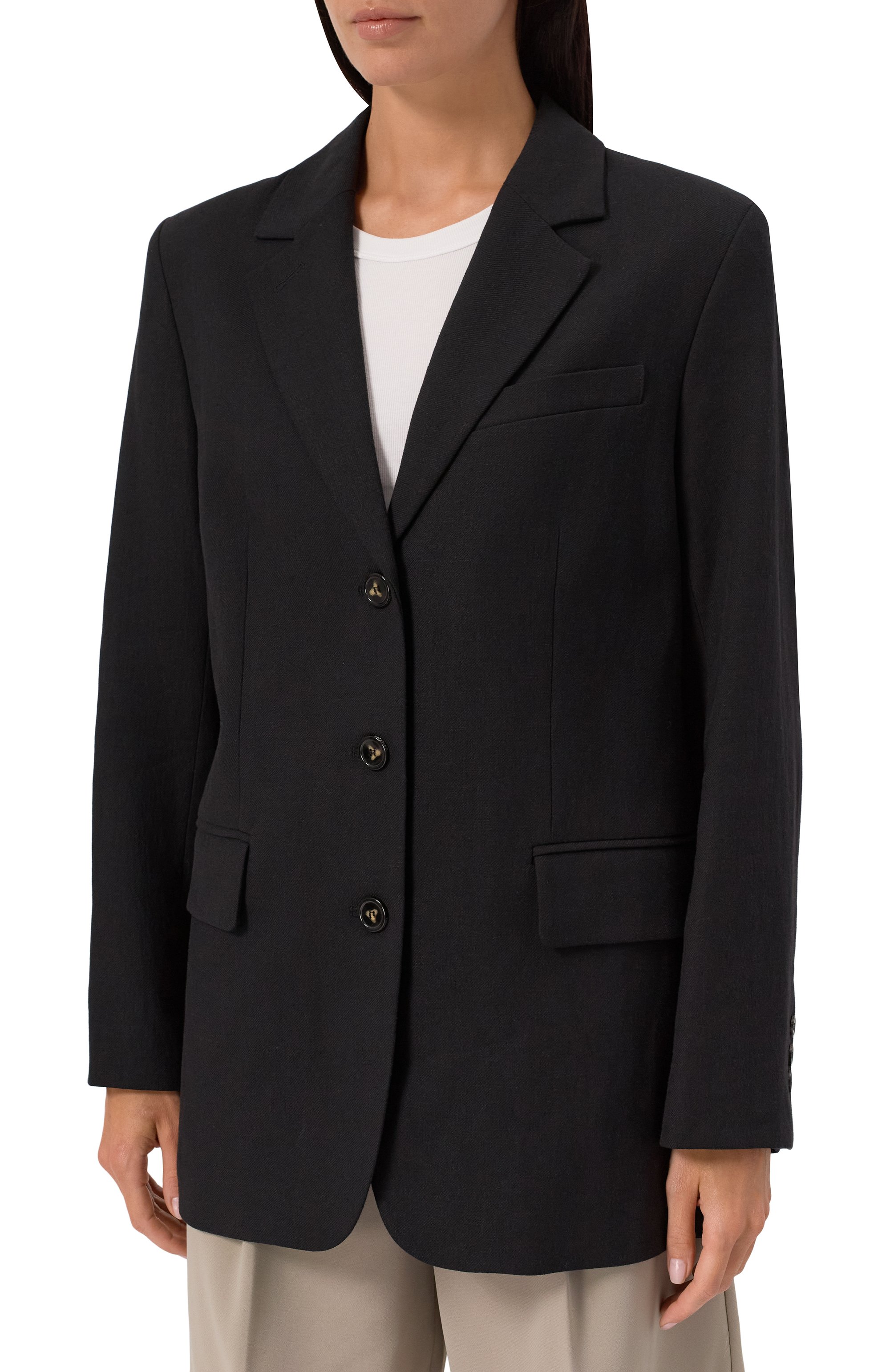 Жакет изо льна и вискозы 12 STOREEZ, арт. 126104, фото 3