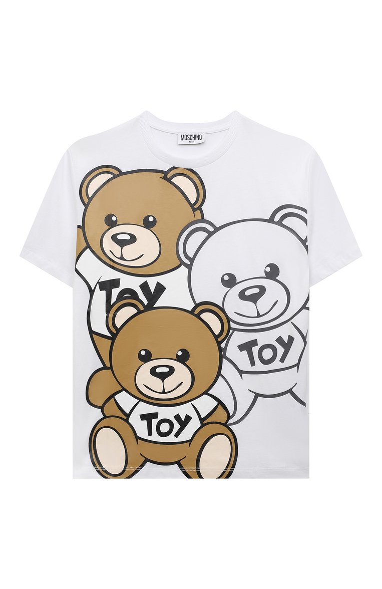 Хлопковая футболка MOSCHINO, арт. HQM03R/LAA20/10A-14A, фото 1