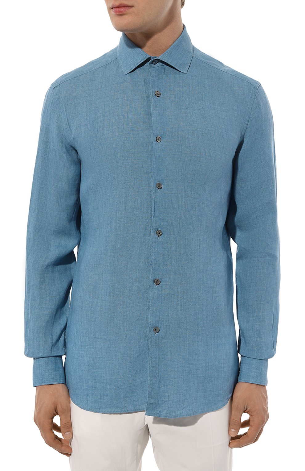 Льняная рубашка ZEGNA, арт. UDX38A7/SRF5, фото 3