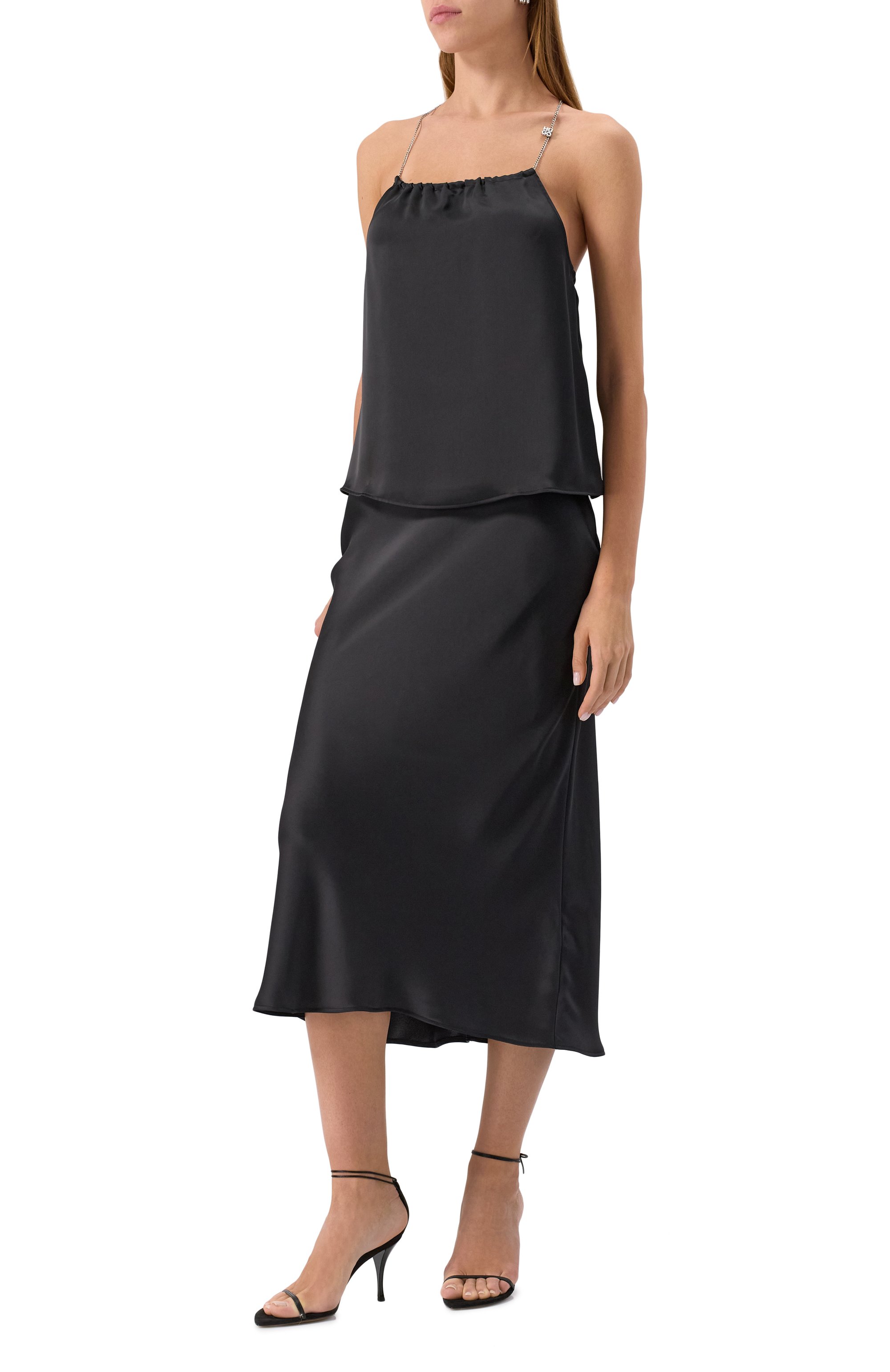 Атласная юбка HUGO, арт. 50536435, фото 2