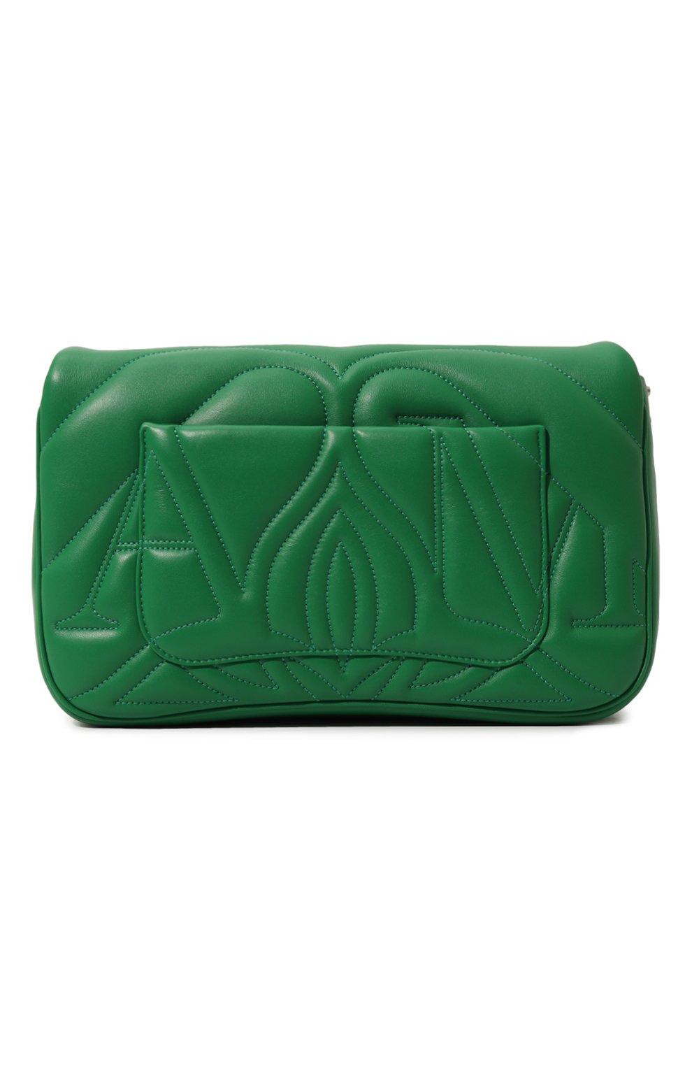 Сумка seal ALEXANDER MCQUEEN зеленого цвета по цене 323000 руб., арт. 755703/1BLE2, фото 6 Сумка seal ALEXANDER MCQUEEN, арт. 755703/1BLE2, фото 6