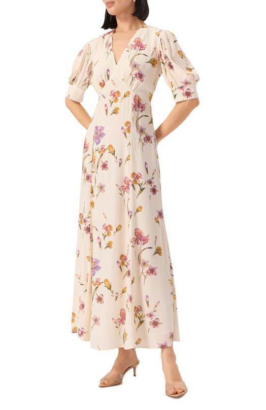Платье из вискозы Twinset 251TP2770 Кремовый  251TP2770 Фото 3
