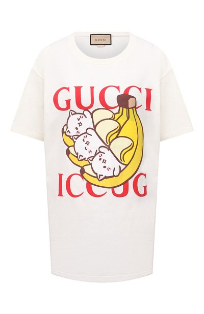 Хлопковая футболка GUCCI, арт. 615044/XJDGN, фото 1