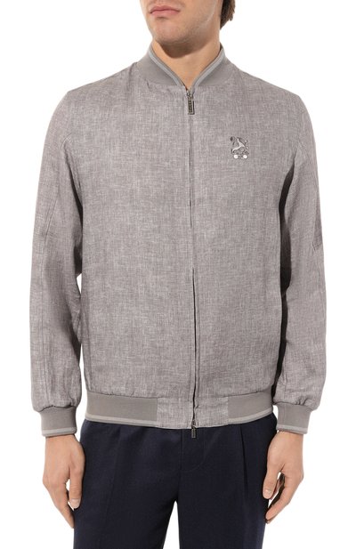 Льняной бомбер ZILLI, арт. MF0-84060-G13711/0001, фото 3