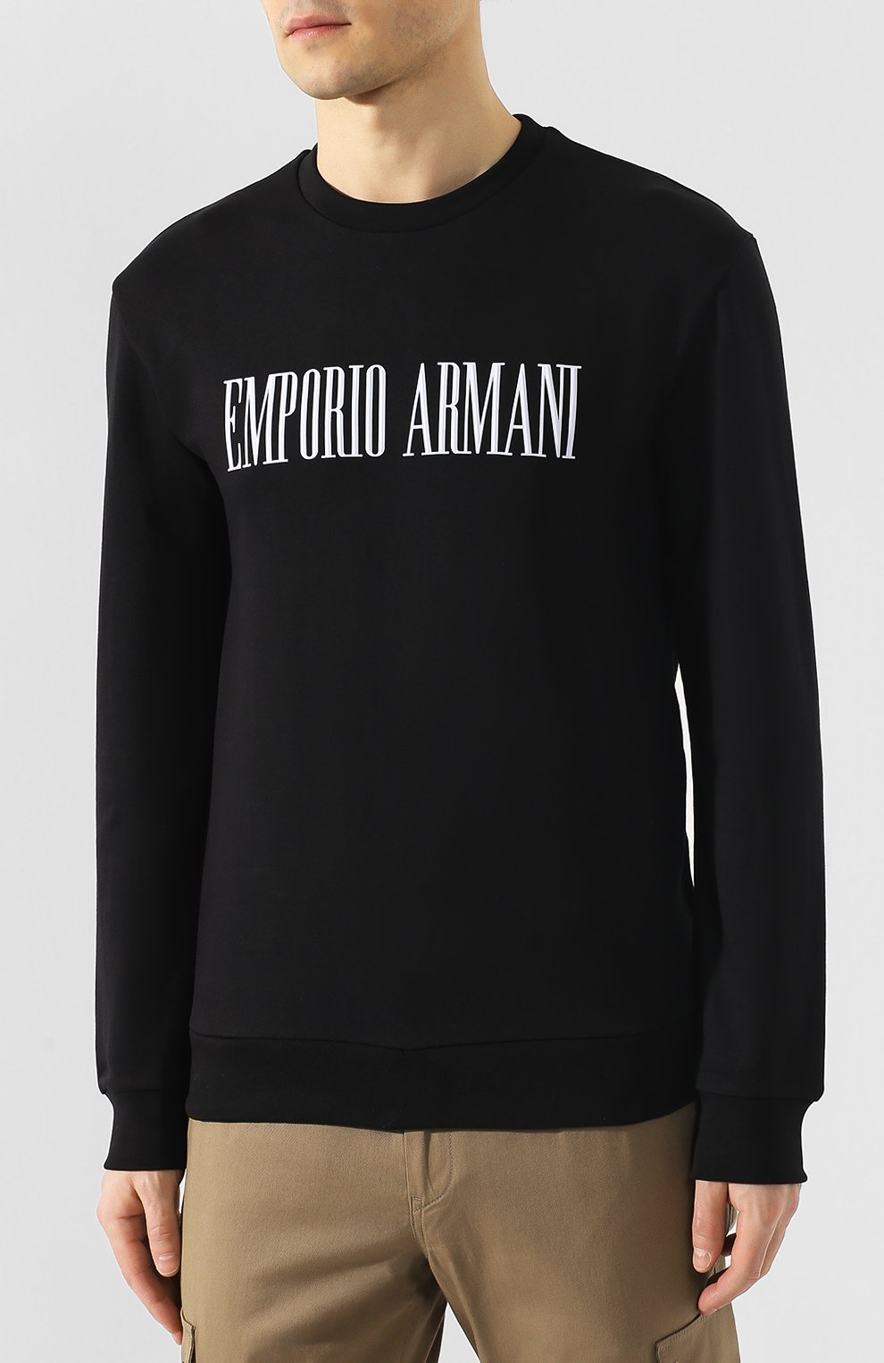 Хлопковый свитшот EMPORIO ARMANI, арт. 3G1M63/1J07Z, фото 3