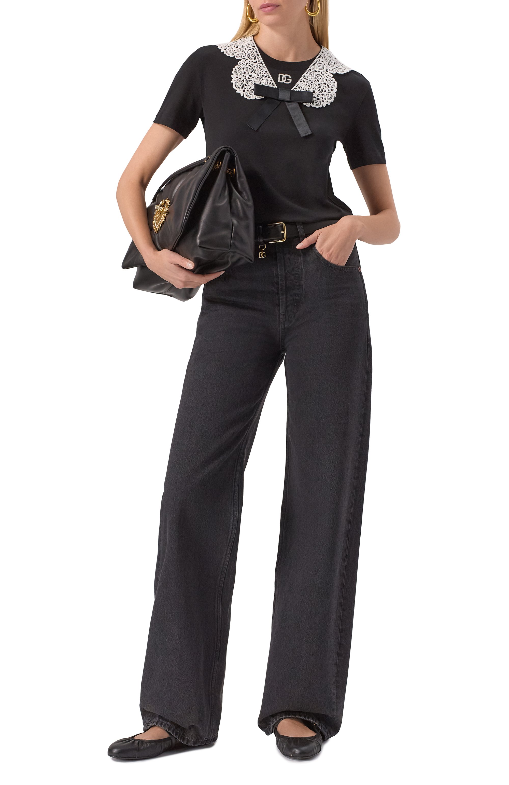 Хлопковая футболка DOLCE & GABBANA, арт. F8V50Z/GDC5S, фото 2