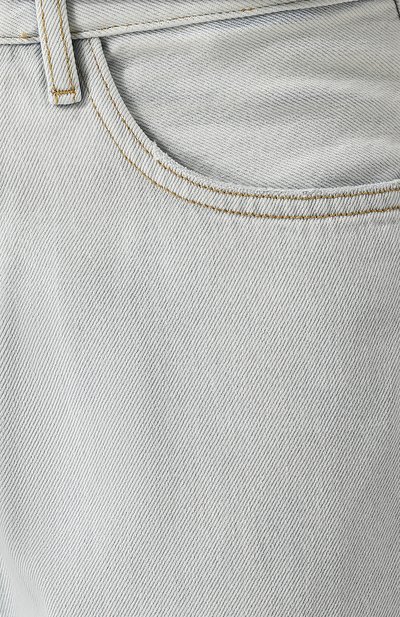 Джинсы прямого кроя с потертостями MIH JEANS голубого цвета по цене 21550 руб., арт. W2003175BUF, фото 5 Джинсы прямого кроя с потертостями MIH JEANS, арт. W2003175BUF, фото 5