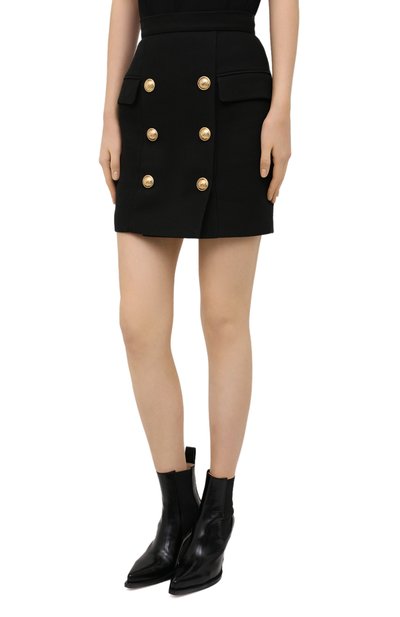 Хлопковая юбка BALMAIN, арт. VF14004/C208, фото 3