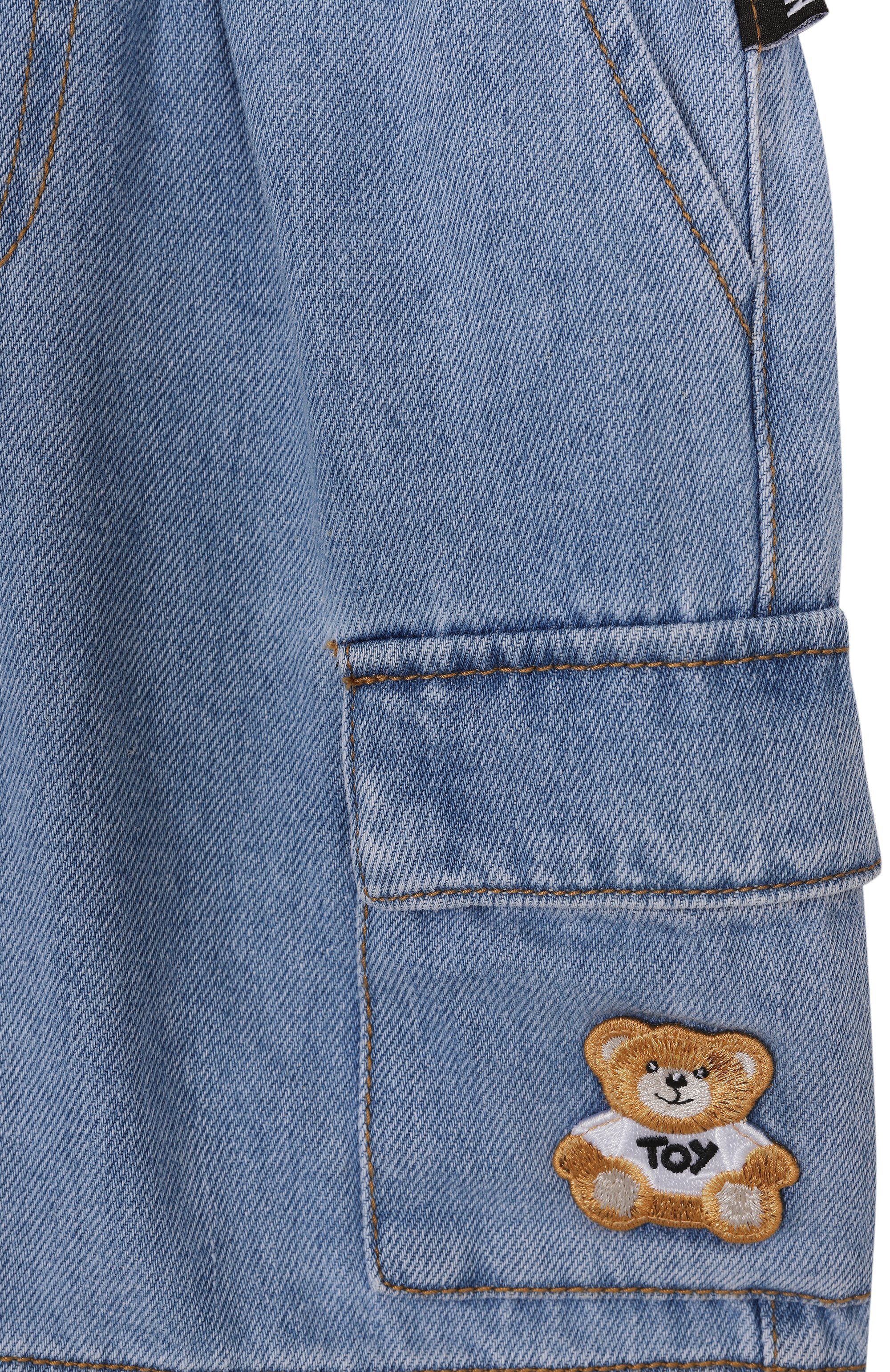 Джинсовые шорты-карго MOSCHINO, арт. MUQ01G/L0E34, фото 3