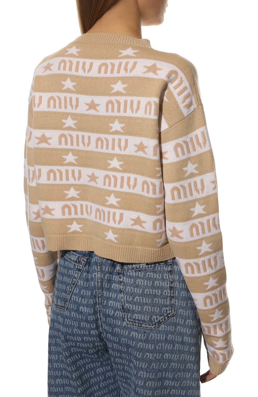 Кашемировый пуловер MIU MIU, арт. MML551-10C6-F0627, фото 4