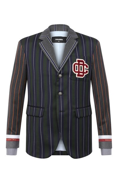Пиджак из шерсти и хлопка DSQUARED2, арт. S74BN1008/S52989, фото 1