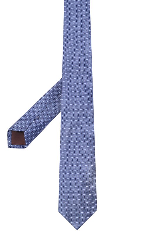 Шелковый галстук Canali 18/HJ04552 Синий  18/HJ04552 Фото 3