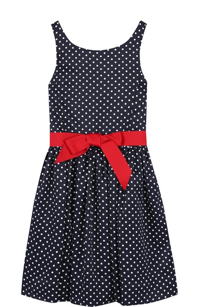 Приталенное платье с контрастным поясом POLO RALPH LAUREN, арт. 313680533, фото 1