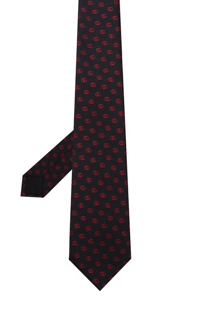 Шелковый галстук с принтом GUCCI, арт. 444421/4E002, фото 2