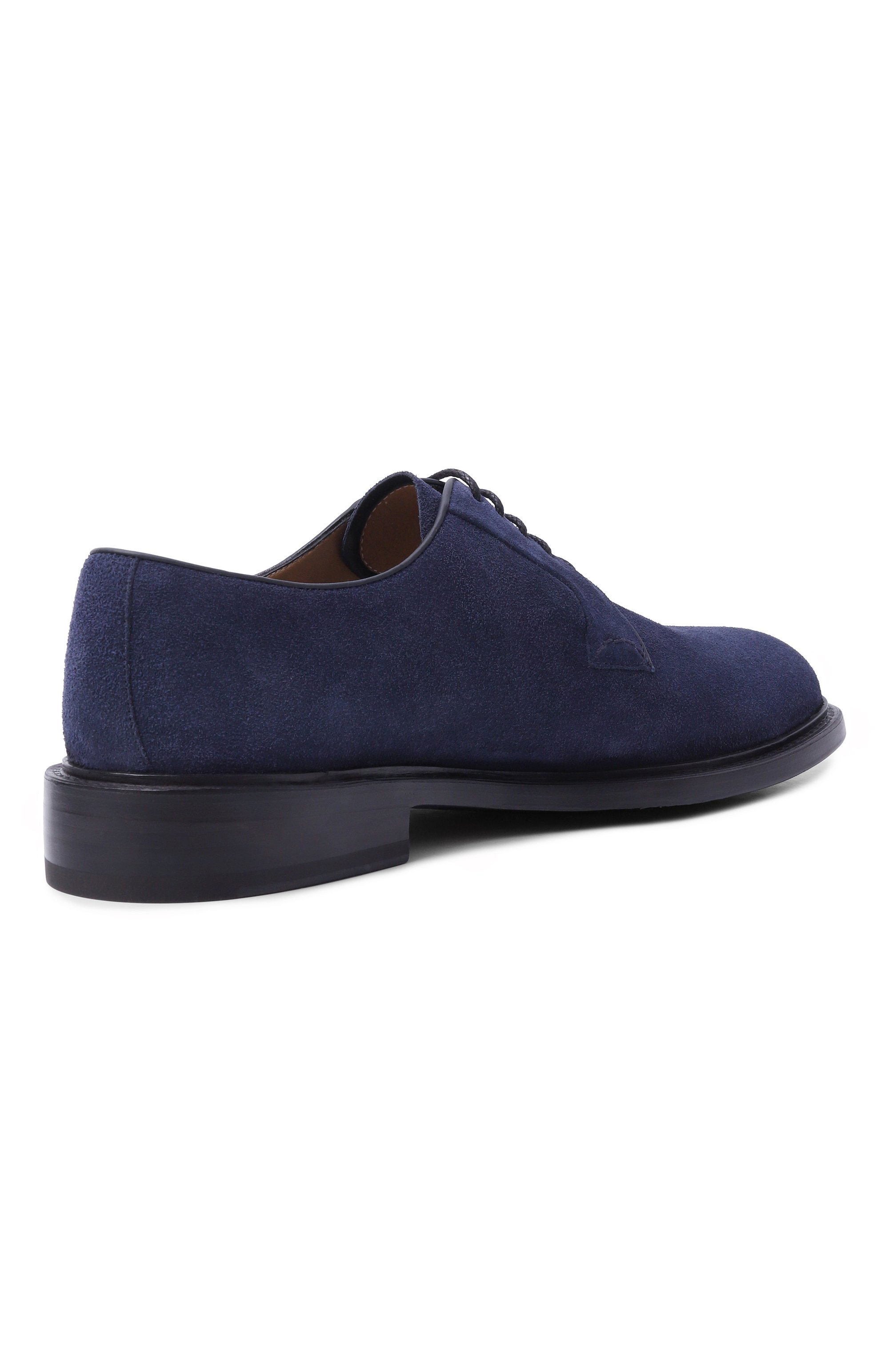 Замшевые дерби BARRETT темно-синего цвета по цене 66850 руб., арт. 251U074.7/LIGHT CASHEMERE, фото 4 Замшевые дерби BARRETT, арт. 251U074.7/LIGHT CASHEMERE, фото 4