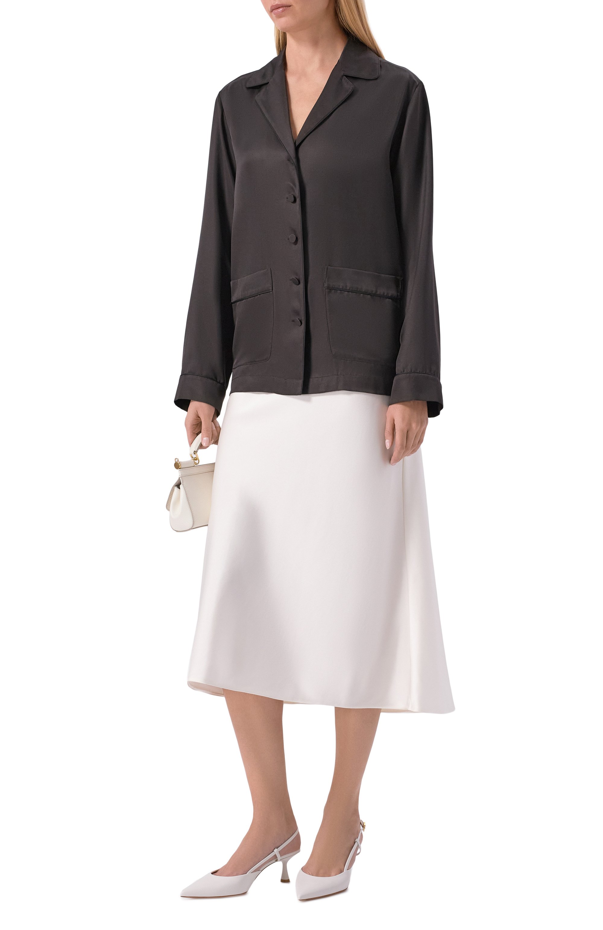 Шелковая рубашка MVST темно-коричневого цвета по цене 165500 руб., арт. M26.2PW.B017/F138, фото 2 Шелковая рубашка MVST, арт. M26.2PW.B017/F138, фото 2