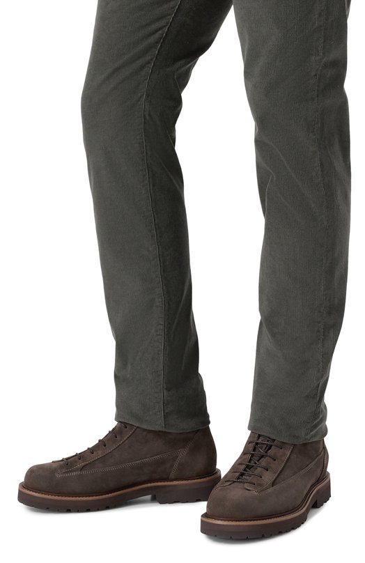 Замшевые ботинки Urban Outdoor Brunello Cucinelli MZUNVJW717 Коричневый  MZUNVJW717 Фото 3