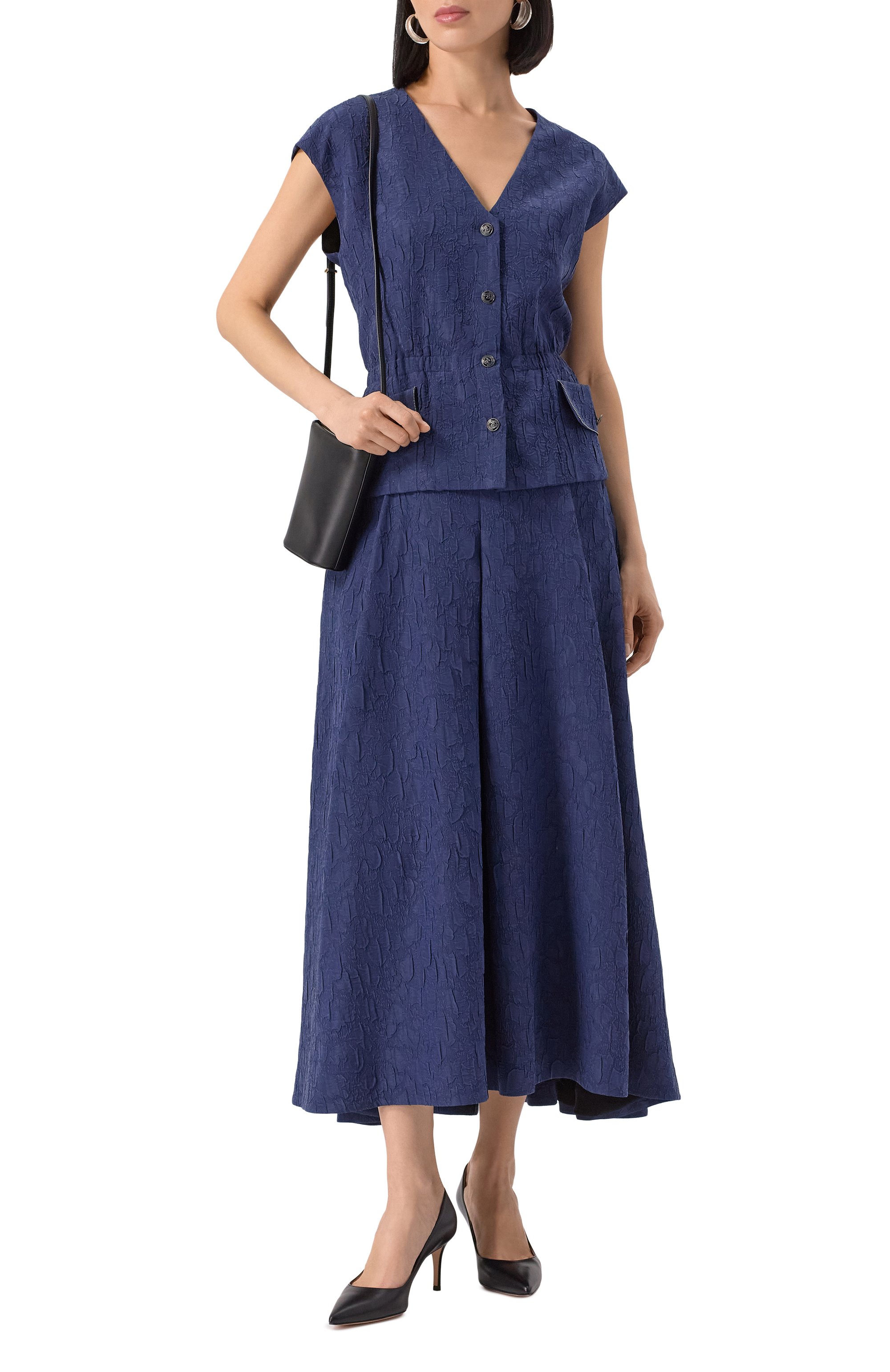 Жилет из вискозы и шелка FREEAGE, арт. WS25.JK107M.7060.499, фото 2