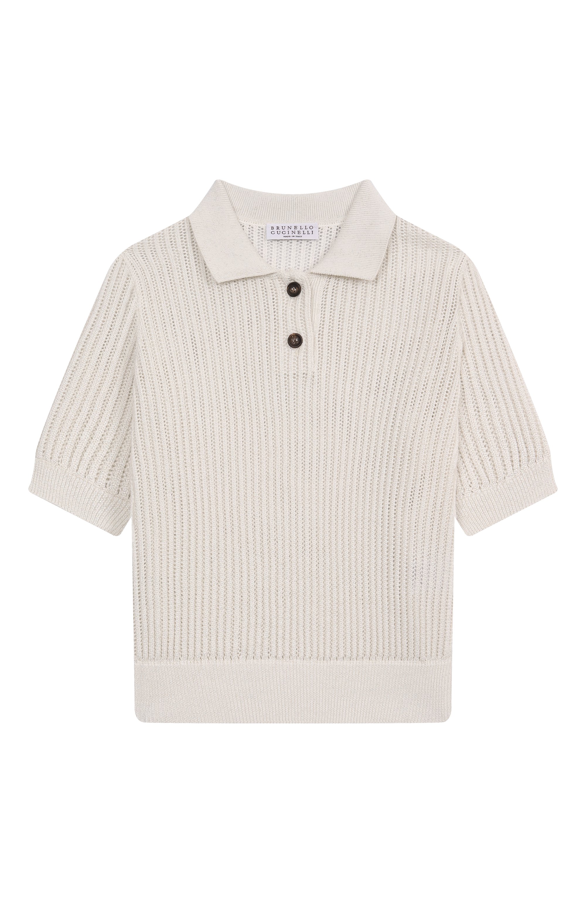 Хлопковое поло BRUNELLO CUCINELLI, арт. BSTM20005A, фото 1