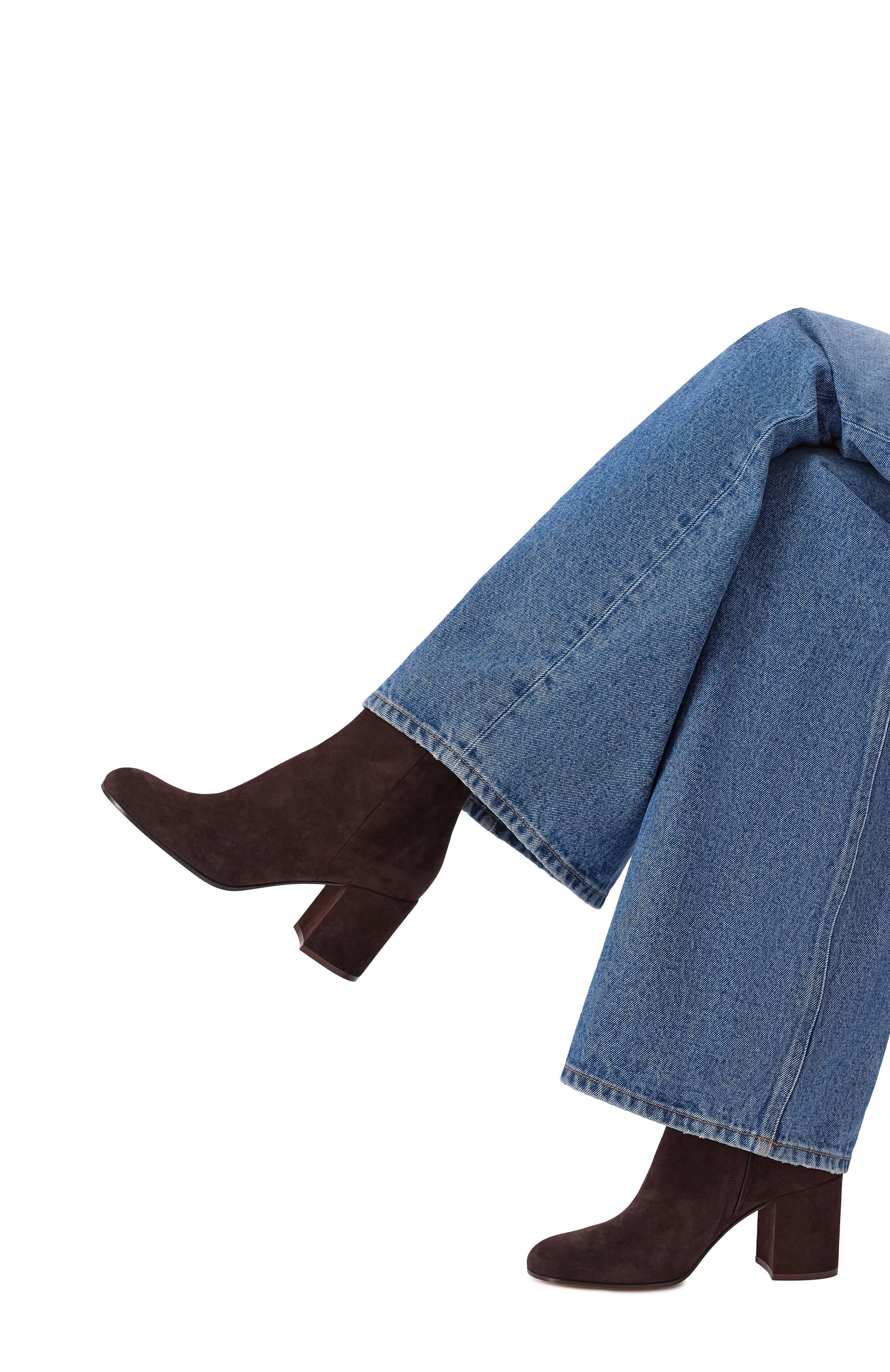 Замшевые ботильоны joelle 70 GIANVITO ROSSI, арт. G73065.70RIC.CASM0KA, фото 2