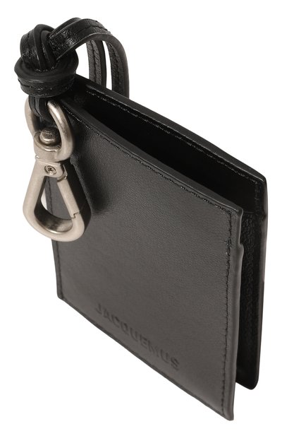 Кожаный футляр для кредитных карт JACQUEMUS, арт. 22E225SL028/3036BLACK, фото 3