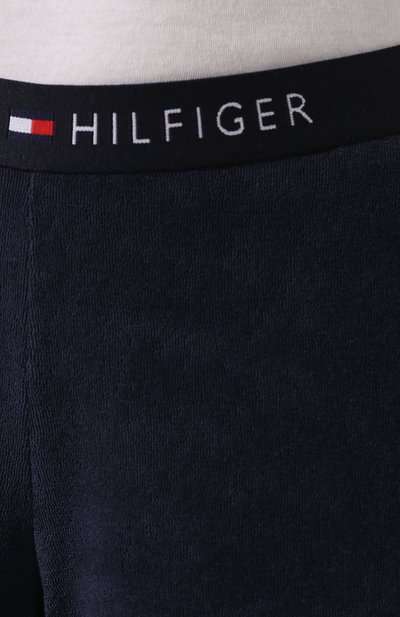 Хлопковые шорты TOMMY HILFIGER темно-синего цвета по цене 4990 руб., арт. UW0UW02151, фото 5 Хлопковые шорты TOMMY HILFIGER, арт. UW0UW02151, фото 5
