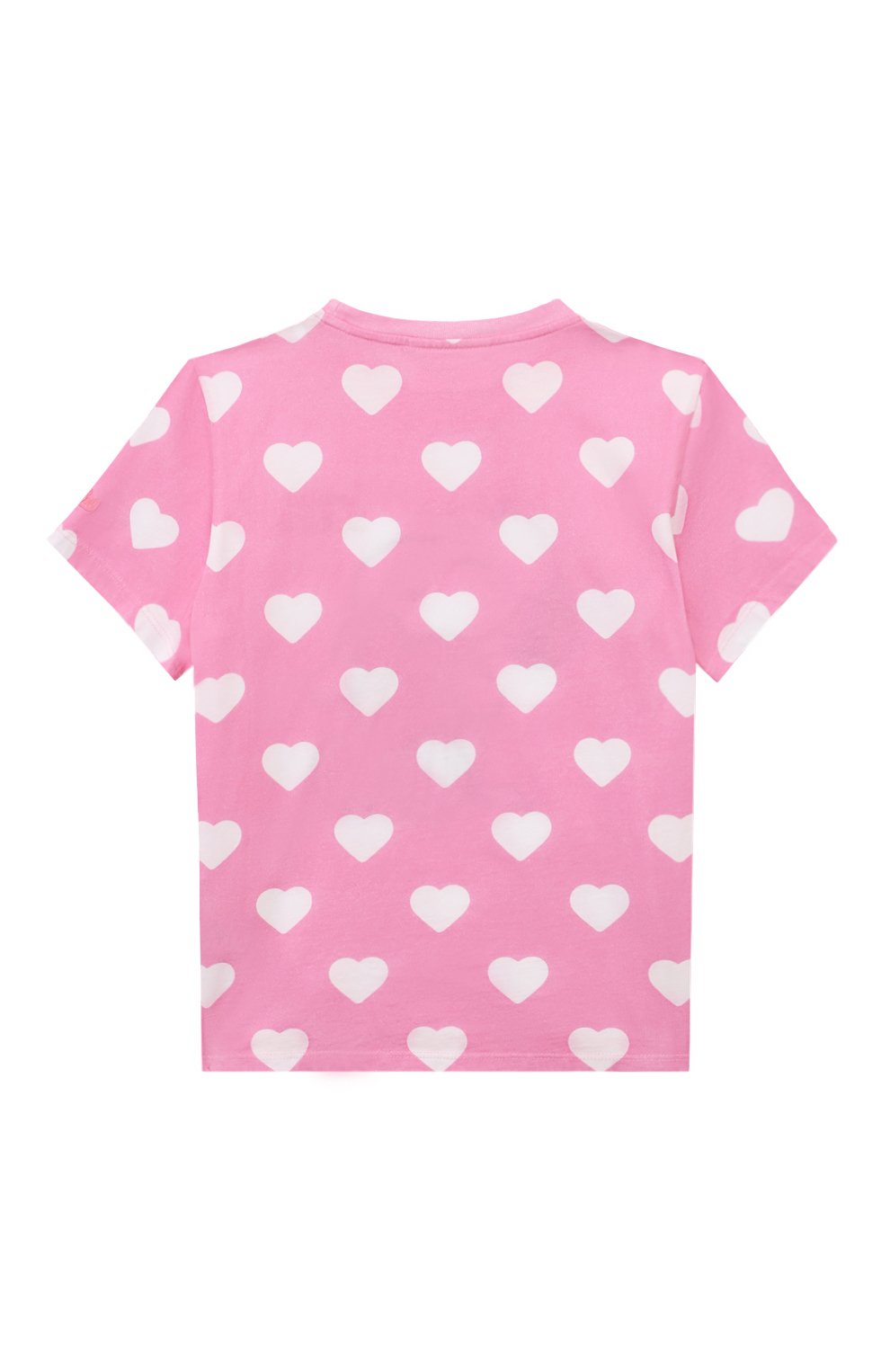 Хлопковая футболка MC2 SAINT BARTH розового цвета по цене 8995 руб., арт. STBK ELLY/ELLY001/00618F, фото 2 Хлопковая футболка MC2 SAINT BARTH, арт. STBK ELLY/ELLY001/00618F, фото 2