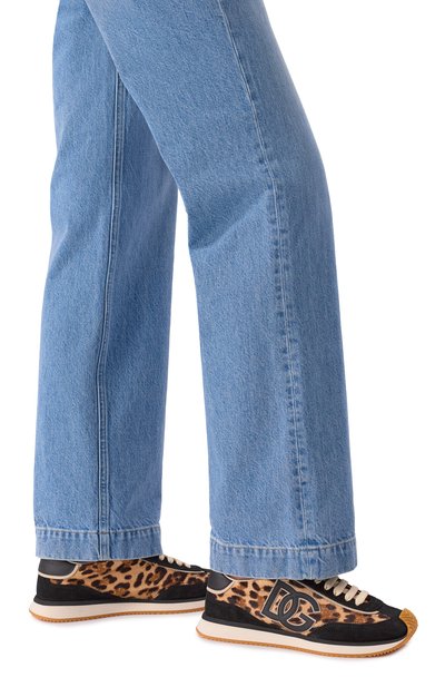 Кожаные кроссовки dg cushion DOLCE & GABBANA, арт. CK2288/A6B11, фото 2