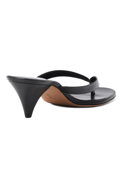 Кожаные мюли rooty 40 JUDE черного цвета по цене 56650 руб., арт. R00TY SANDAL/LEATHER, фото 5 Кожаные мюли rooty 40 JUDE, арт. R00TY SANDAL/LEATHER, фото 5