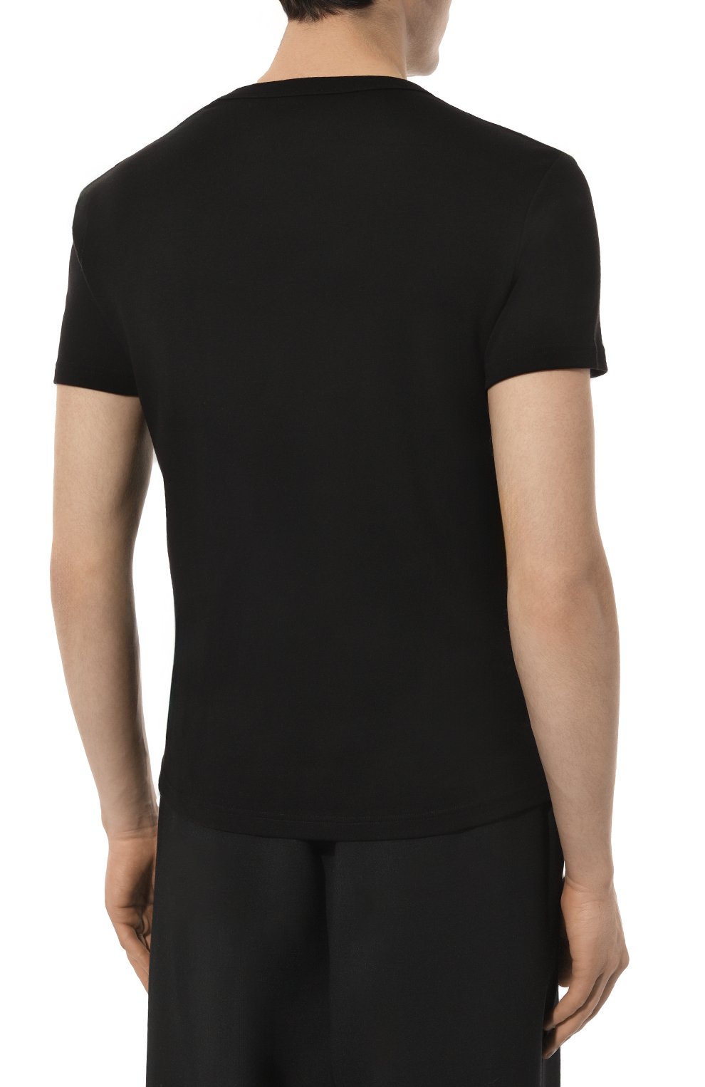 Хлопковая футболка KITON, арт. UNWM008K0747D, фото 4