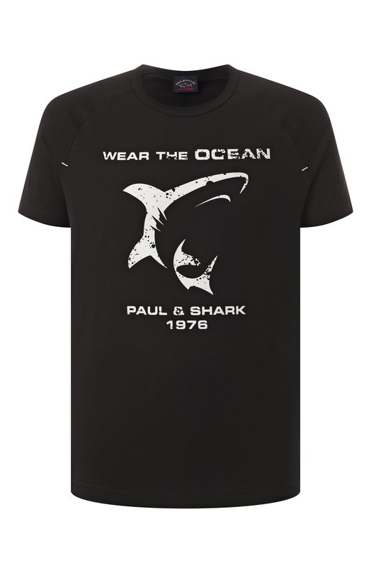 

Хлопковая футболка Paul&Shark, Чёрный