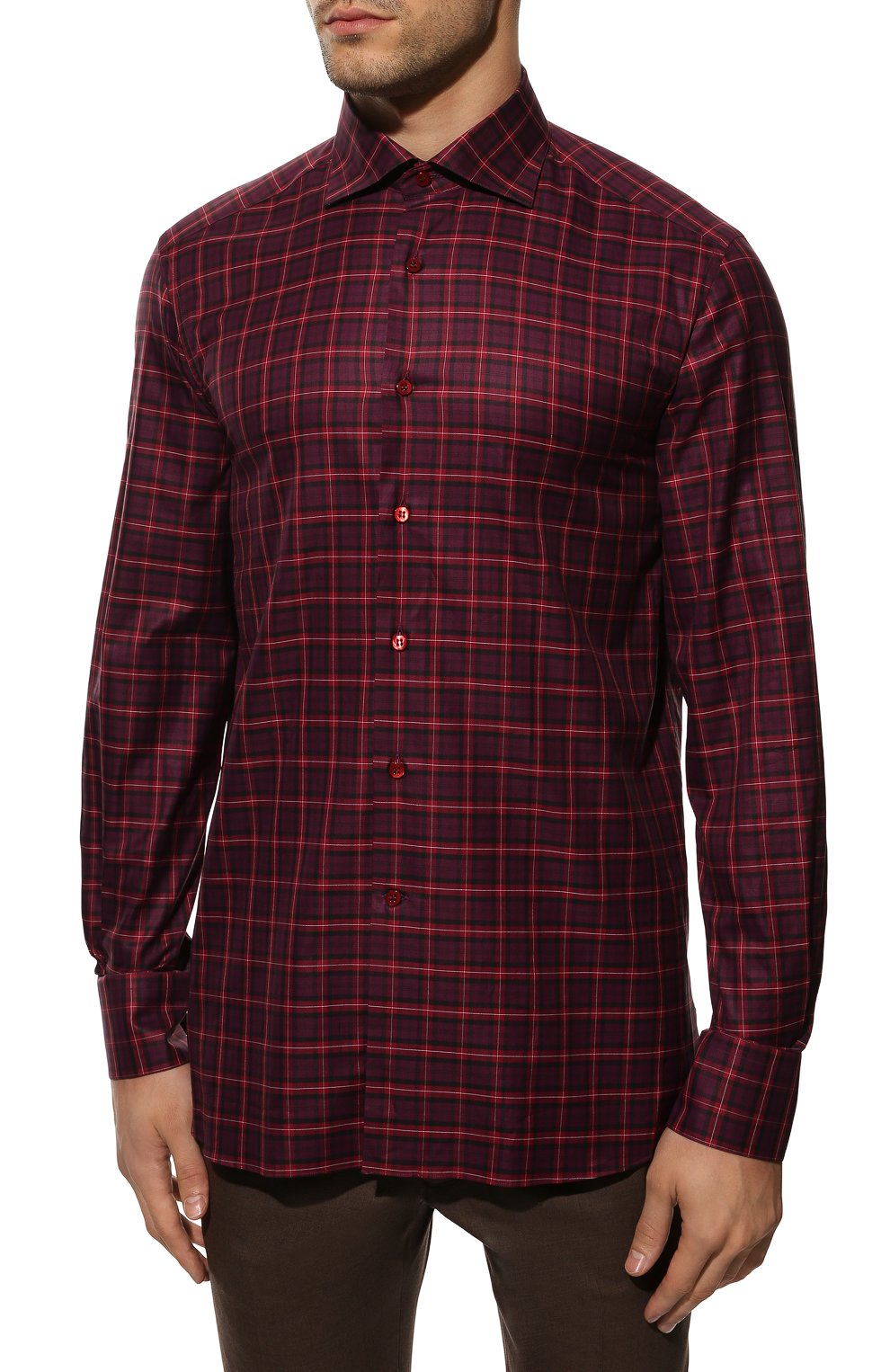 Хлопковая рубашка STEFANO RICCI, арт. MC005316/L2426, фото 3